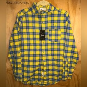 Disney Cakeworthy Little Mermaid Ariel "I'm Not a Guppy" Flannel Shirt Women S/P